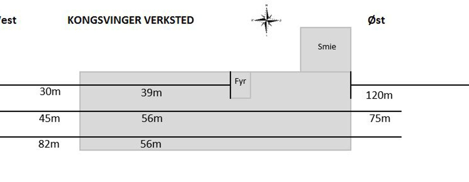Track plan for Kongsvinger maintenance facility.
