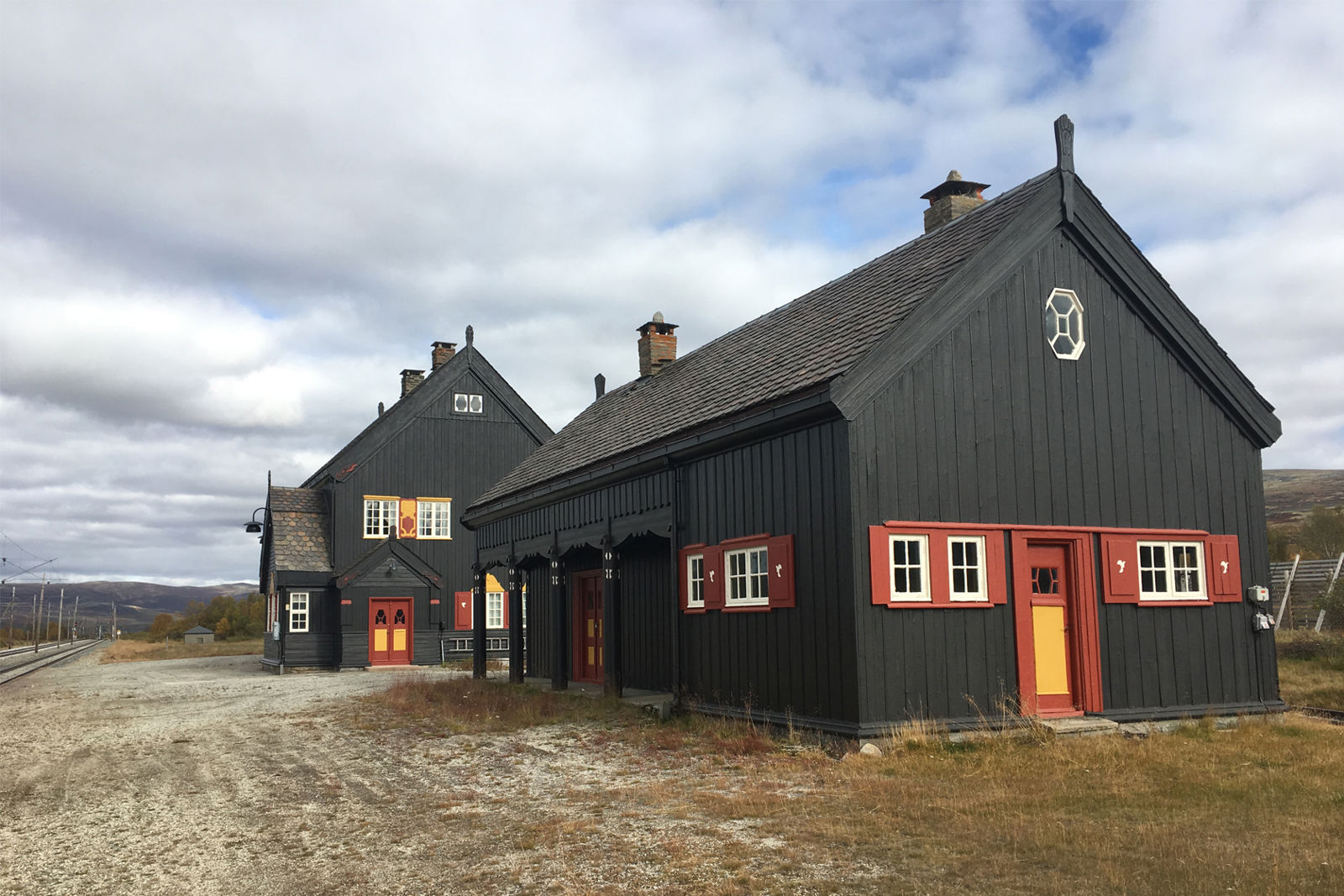 Stasjonsbygningen på Fokstua stasjon