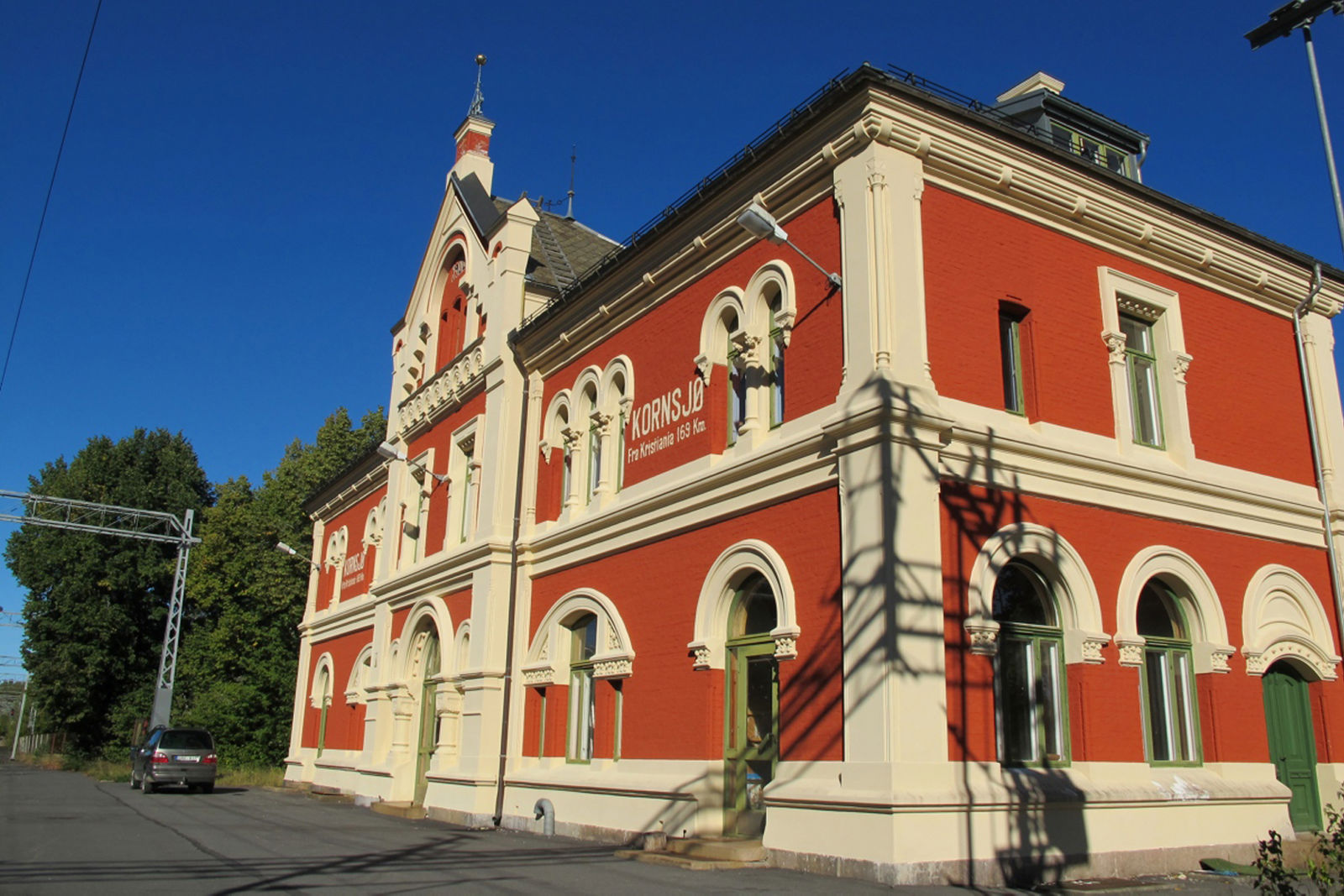 Stasjonsbygningen på Kornsjø stasjon