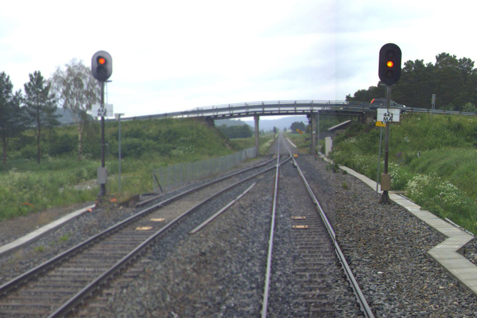 Spor på Mære stasjon