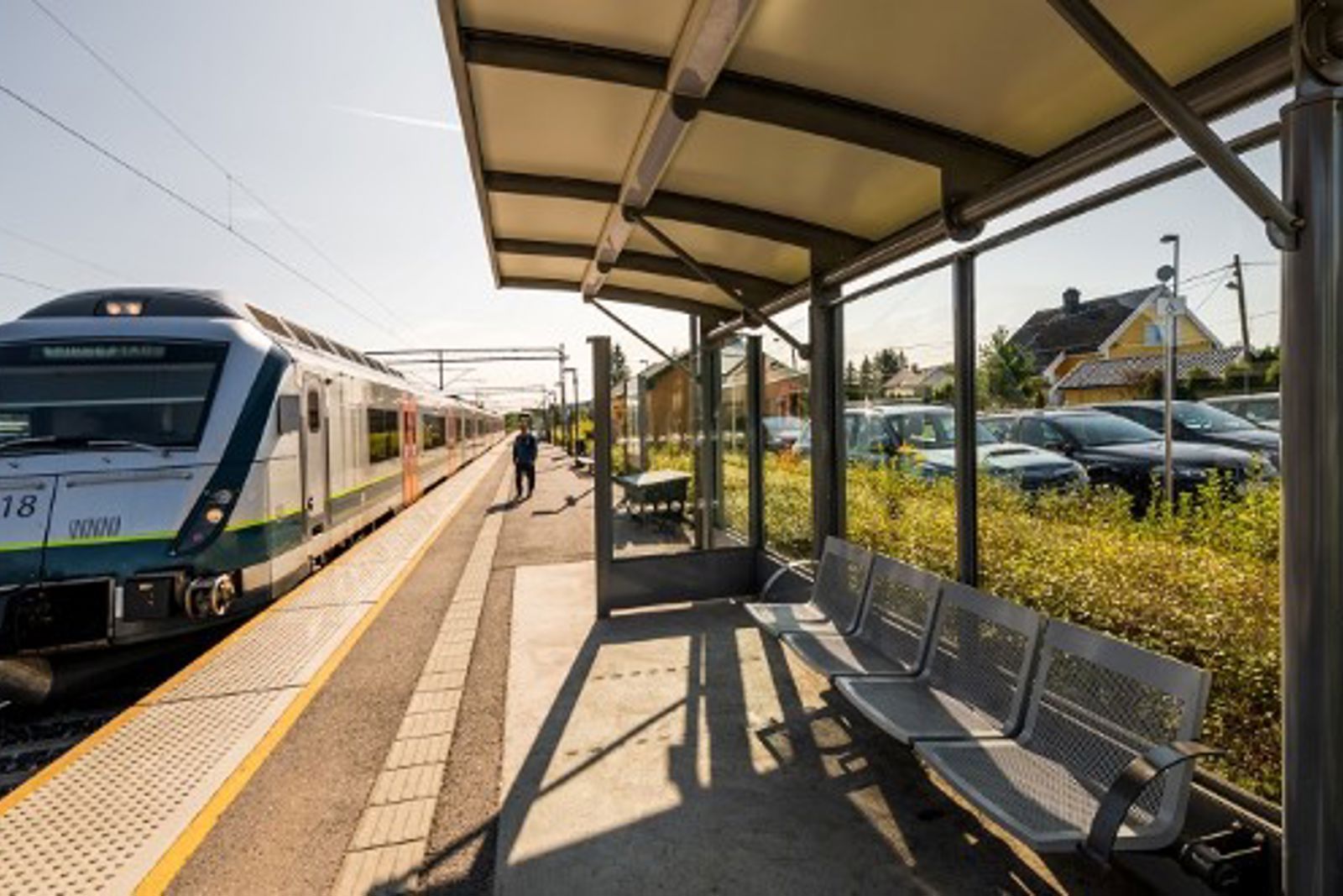 Eksteriørfoto av Spikkestad stasjon