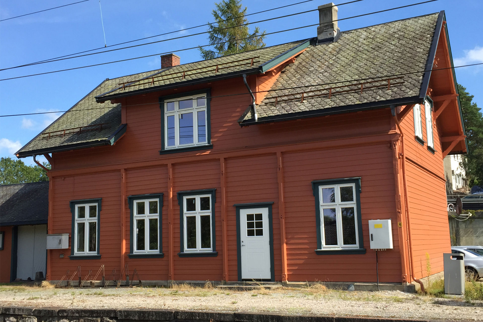 Stasjonsbygningen på Ise stasjon