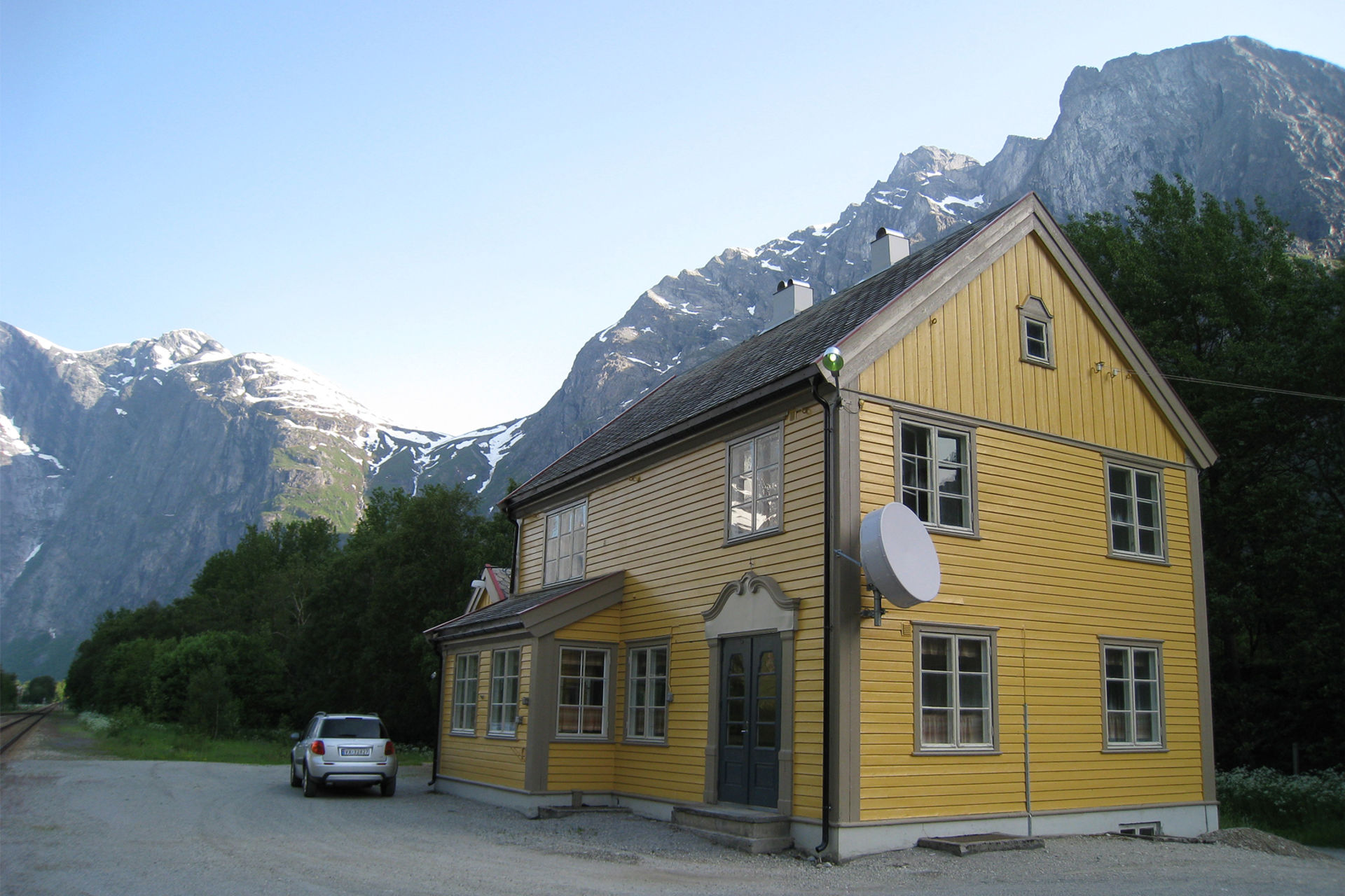 Stasjonsbygningen på Marstein stasjon