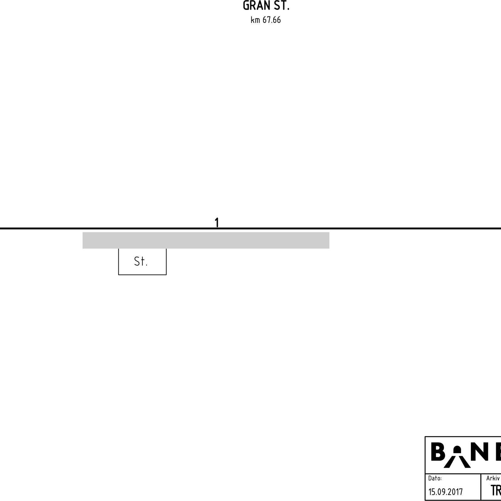 Track plan Gran station