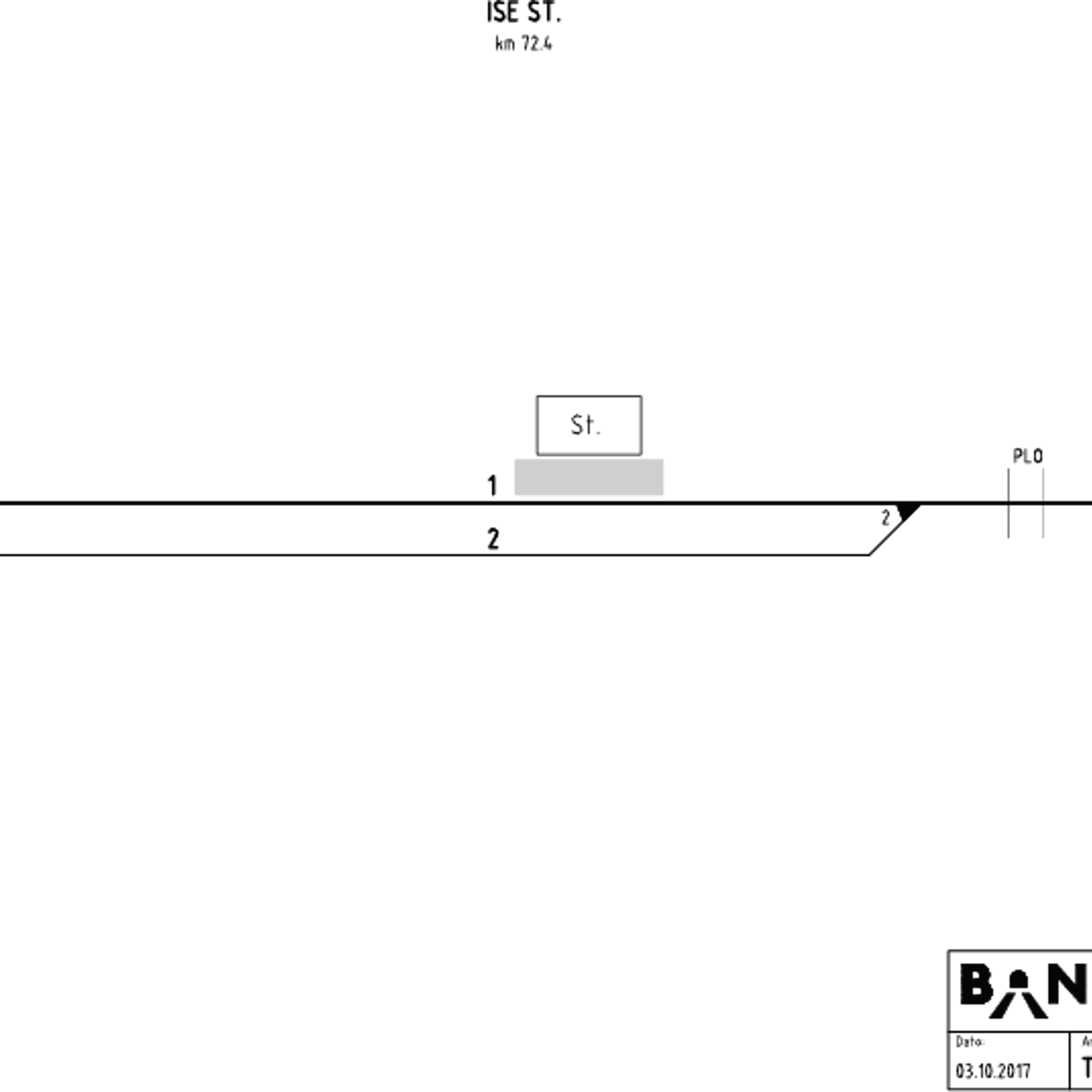 Track plan Ise station